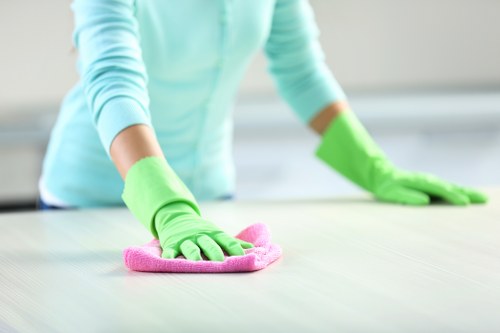 Kitchen and bathroom cleaning in a SE8 flat