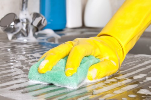 Final post-build cleaning for a commercial space in SE8