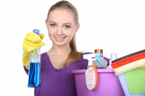 Professional deep cleaning in a SE8 property